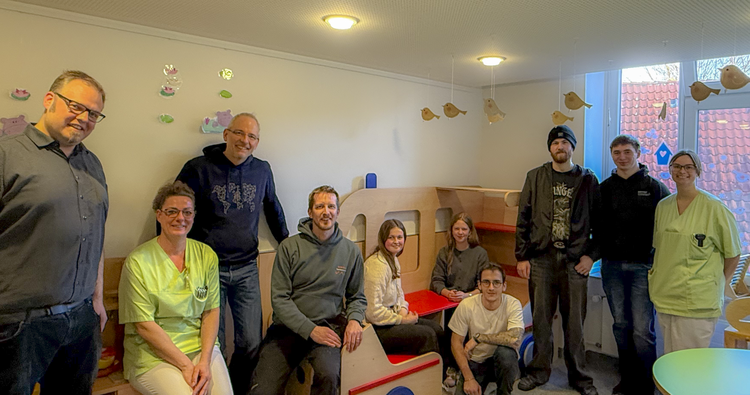 Handwerkliches Projekt begeistert Kinderstation am AKH Celle