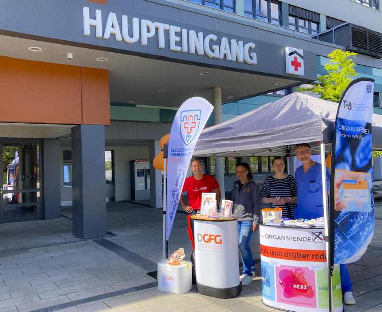 Tag der Organspende im AKH Celle: Information und Austausch im Mittelpunkt