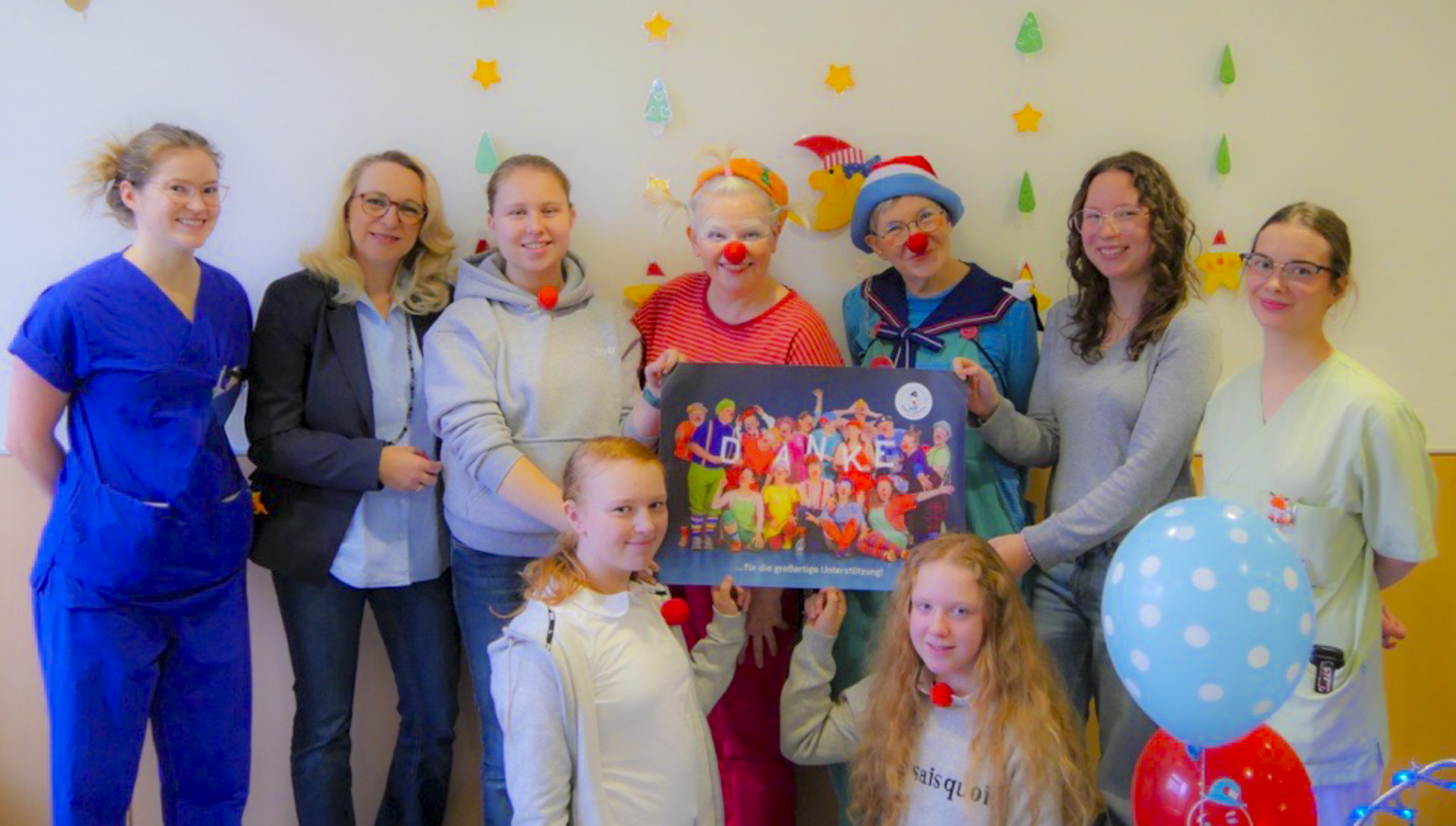 Bild: Wenn Mitgefühl sichtbar wird: Kirchengemeinde unterstützt Clinic-Clowns der Kinderklinik am AKH Celle